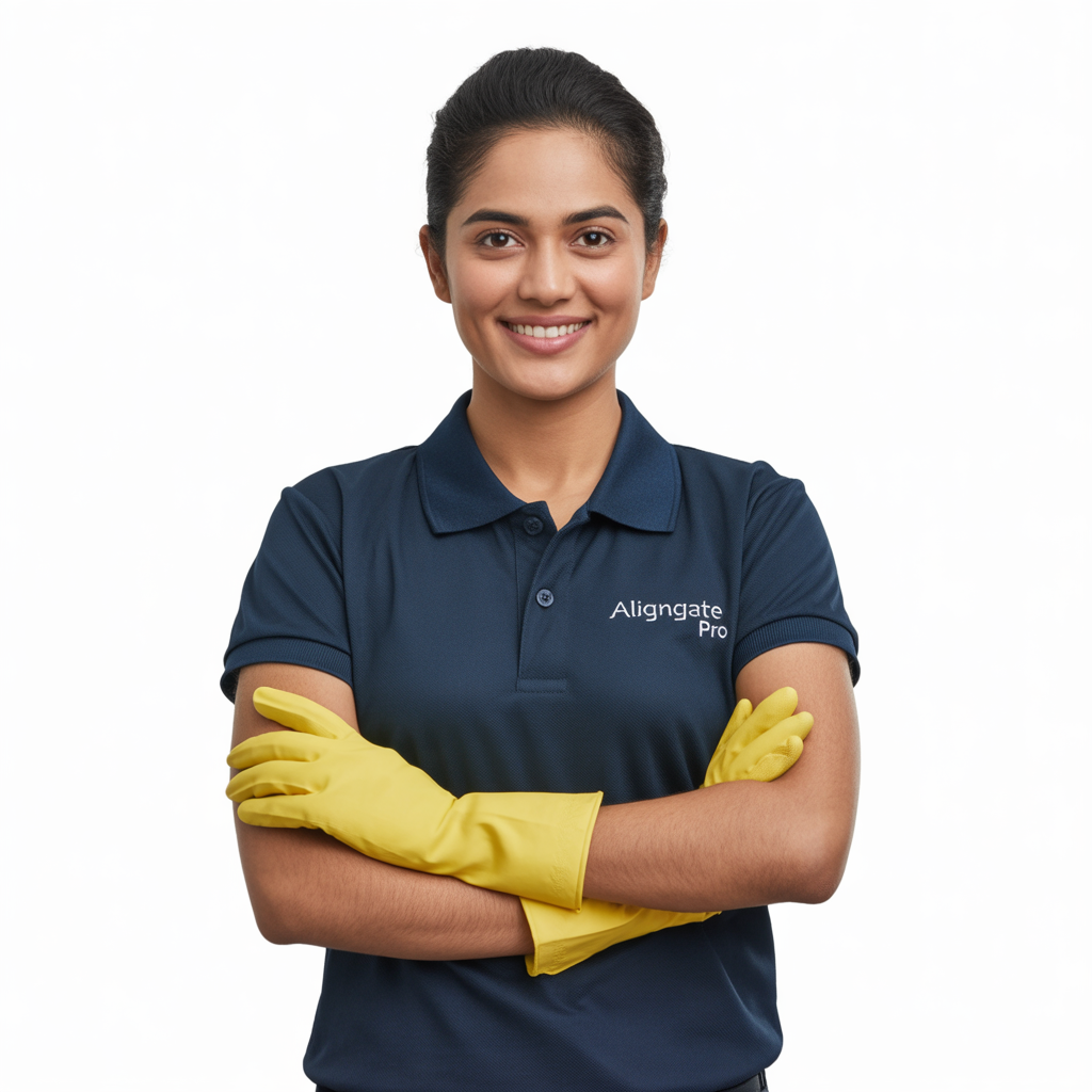 AlignGate Pro female technician